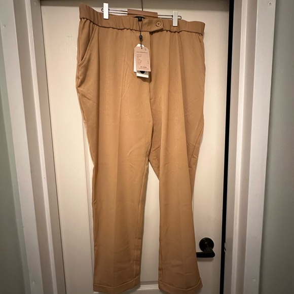 Universal Standard trouser - Camel coloured, size S (US 14-16) - Picture 2 of 5